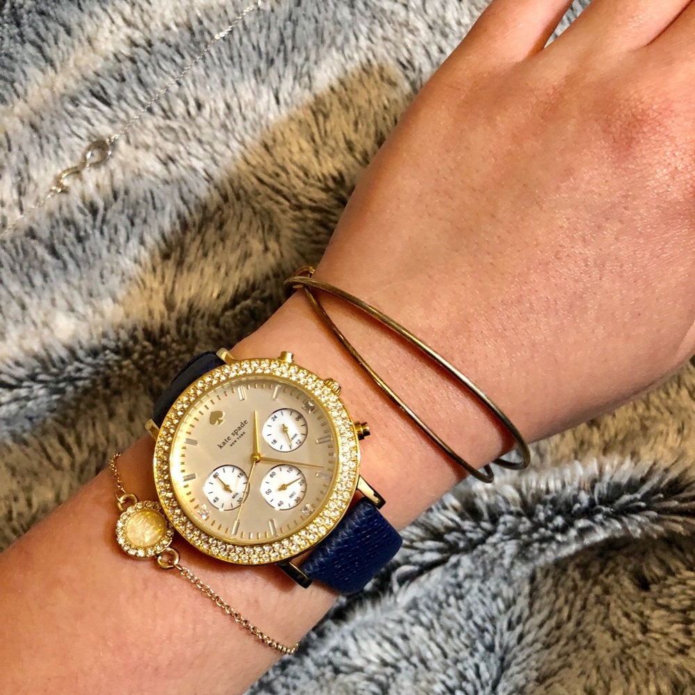 Kate Spade Gold and Navy Watch
